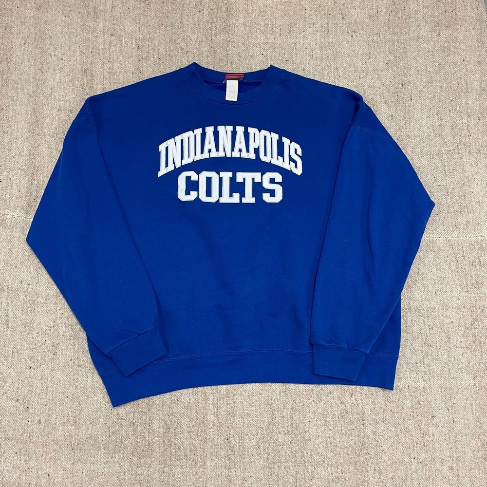 Vintage Indianapolis Colts sweatshirt mens‎ 2XL blue 2000s y2k NFL